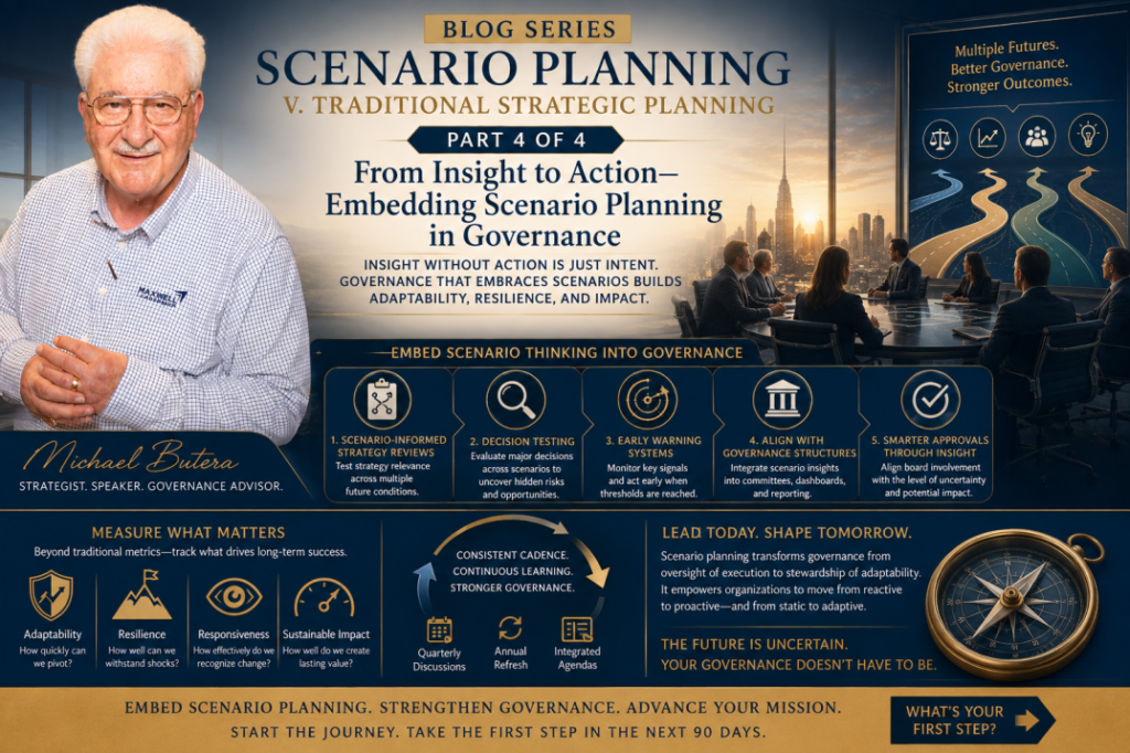 From Insight to Action—Embedding Scenario Planning in Governance – Part 4 o 4