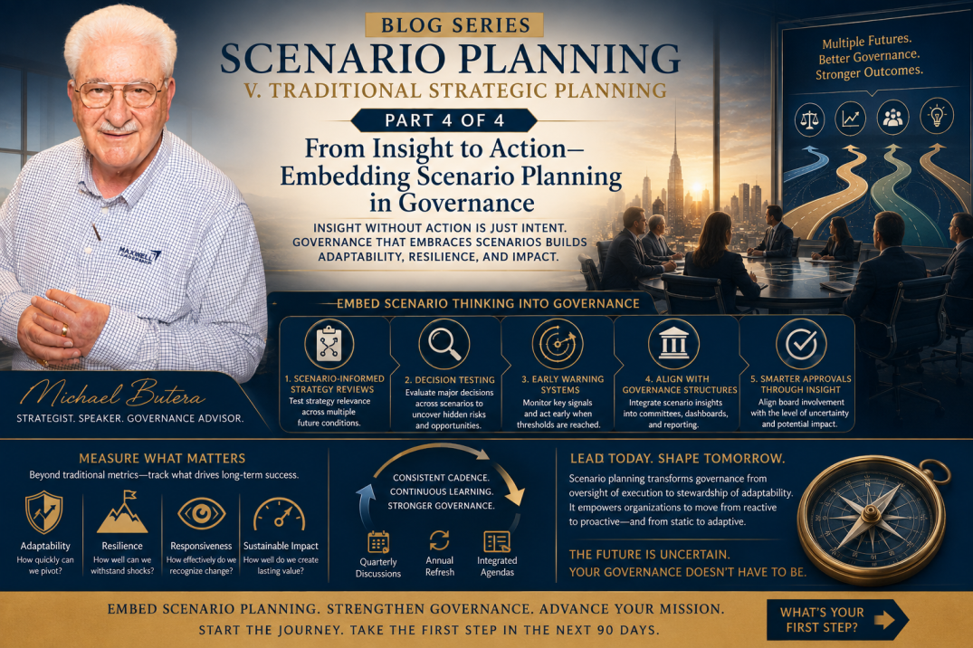 From Insight to Action—Embedding Scenario Planning in Governance – Part 4 o 4